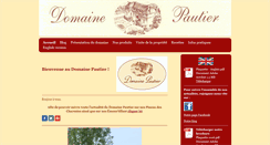 Desktop Screenshot of domaine-pautier.com